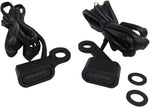 Drag Specialties LED Handlebar Marker Lights For Harley Davidson XL 1200 C 2014-2020 Black Smoke