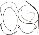 Magnum Shielding Pearl Designer Handlebar Cable Install Kit For Harley Davidson FXDLS 1800 2016-2017 30.5 - 35.5cm (12" - 14") - Black