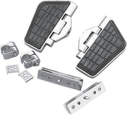Parts Unlimited Engine-Guard Cruise Boards For Honda GL 1100 1980-1983 - Black Chrome