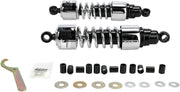 Progressive Suspension 412 Series Cruiser Shocks For Laverda 1000 3C 1972-1976 330mm (13.00") - Black/Chrome