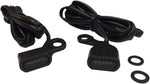 Drag Specialties LED Handlebar Marker Lights For Harley Davidson FLS 1690 2012-2014 Black Smoke