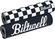 Biltwell Reversible Moto Handlebar Pad - Black White