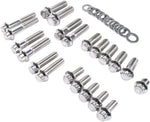 Feuling Parts 12-Point Chassis Dress-Up Trim Kit For Harley Davidson XL 1200 C 2004-2019 - Silver