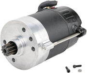 Drag Specialties 1.4 kW Compact High-Performance Starter Motor For Harley Davidson FL 1200 1973-1977 - Black