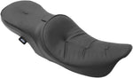 Drag Specialties Low Profile Pillow Touring Seat For Harley Davidson FLHR 1340 1997-1998 - Black