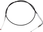 Barnett Vinyl Throttle Idle Cable For Harley Davidson FLD 1690 2012-2013 95.5 cm (37-1 2") - Black