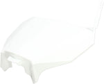 UFO Front Number Board For Honda CRF250R 2018-2021 - White