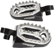 Moose Racing Qualifier Foot Pegs For Suzuki RMZ250 2010-2023 - Black