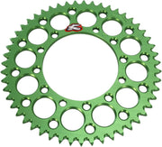 Renthal Ultralight Sprocket For Kawasaki KX100 1989-2021 Rear 51T - Green