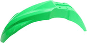 UFO Fender For Kawasaki KXF250 2017 Front - Fluorescent Green