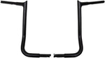 Fat Baggers Inc. 1-1 4" EZ Install Pointed Top Handlebar For Harley Davidson FLH 1868 2021 40.5 cm (16") - Black
