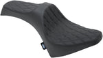 Drag Specialties Predator III Seat For Indian Scout 60 2016-2022 Double Diamond - Black