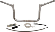 Fat Baggers Inc. 1-1 4" EZ Install Pointed Top Handlebar Kit For Harley Davidson FLHT 1584 2008 25.5 cm (10") - Chrome