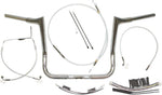 Magnum Shielding 1-1 4" Viking Handlebar Installation Kit For Harley Davidson FLHT 1584 2008 30.5 cm (12") - Chrome