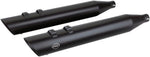 S&S Cycle Slash Cut Silencers For Harley Davidson FLHFB 1868 2023 - Black