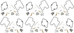 Parts Unlimited Carburettor Repair Kit For Honda GL1500CD 2001-2003