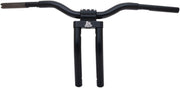 LA Choppers Kage Fighter-T Pullback Handlebar 33 cm (13") - Black/Flat