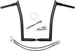 Fat Baggers Inc. 1-1 4" EZ Install Pointed Top Handlebar Kit For Harley Davidson FLTRU 1690 2016 40.5 cm (16") - Black