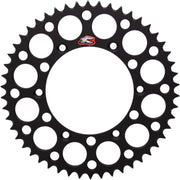 Renthal Ultralight Sprocket For Suzuki DR350 1990-1998 Rear 50T - Black