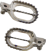 Moose Racing Titanium Footpegs For Yamaha WR400F 1998-2000 - Silver