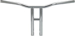 Biltwell 1" T-Bar Handlebars For Harley Davidson FLDE 1750 2018-2020 35.5 cm (14") - Chrome