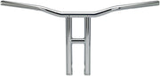 Biltwell 1" T-Bar Handlebars For Harley Davidson FLDE 1750 2018-2020 35.5 cm (14") - Chrome