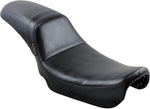 LE Pera Daytona Daddy Long Legs 2 Up Vinyl Seat For Harley Davidson FLD 1690 2012-2013 Plain - Black