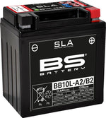 BS Battery SLA AGM Battery For Piaggio Beverly 200 2003 - Black