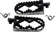 IMS Adventure Series Footpegs For Suzuki DL 1000 2007 - Black Silver