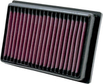 K&N High Flow Air Filter For Can Am (BRP) RYKER 600 ACE 2019-2024 - Black Red