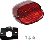 Drag Specialties Laydown Taillight Assembly For Harley Davidson FLD 1690 2012-2013 Rear - Red