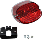 Drag Specialties Laydown Taillight Assembly For Harley Davidson FLD 1690 2012-2013 Rear - Red