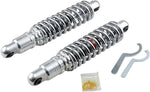 Drag Specialties Premium Ride-Height Adjustable Shocks For Harley Davidson FLD 1690 2012-2013 Rear 330.00 mm (13.00") - Black Chrome