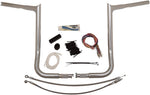 Fat Baggers Inc. 1-1 4" EZ Install Pointed Top Handlebar Kit For Harley Davidson FLHT 1584 2008 40.5 cm (16") - Chrome