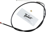 Barnett Vinyl Throttle Idle Cable For Harley Davidson FLSTC1340 1996-1999 81.5 cm (32") - Black