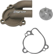 Boyesen Supercooler Water Pump Cover & Impeller Kit For Kawasaki KX100 2001-2021 - Magnesium