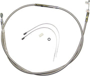 Magnum Shielding High-Efficiency Stainless Clutch Cable For Harley Davidson FLHS 1340 1987-1988 200 cm (78-11 16") - Polished