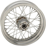 Drag Specialties Laced Wheel For Harley Davidson FLD 1690 2012-2013 17x4.5 Rear - Chrome Silver