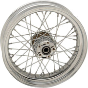 Drag Specialties Laced Wheel For Harley Davidson FLD 1690 2012-2013 17x4.5 Rear - Chrome Silver