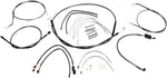 Magnum Shielding Pearl Designer Handlebar Cable Install Kit For Harley Davidson XL 1200 C 35.5 - 40.5cm (14" - 16") - Black