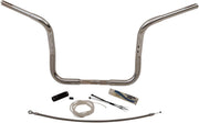 Fat Baggers Inc. 1-1 4" EZ Install Round Top Handlebar Kit For Harley Davidson FLHT 1584 2008 30.5 cm (12") - Chrome