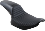 LE Pera Daytona Sport Seat For Harley Davidson FXLR 1340 1987-1994 Basketweave Pleated - Black