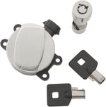 Drag Specialties Side Hinge Ignition Switch For Harley Davidson FLS 1690 2012-2016 - Chrome
