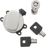 Drag Specialties Side Hinge Ignition Switch For Harley Davidson FLS 1690 2012-2016 - Chrome