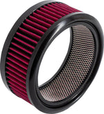 Trask Replacement Assault Charge Air Filter For Harley Davidson FLD 1690 2012-2013 - Black/Red