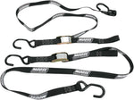 Moose Racing Heavy Duty Tie Down Straps Set (183cm) - Black