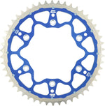 Moto Master Fusion Series Dual Ring Sprocket For Yamaha TTR230 2005-2026 Rear 51T - Blue