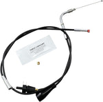 Barnett Vinyl Throttle Idle Cable For Harley Davidson FLHR 1340 1996-1998 104 cm (41") - Black