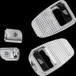 Slyfox Foot Pegs For Harley Davidson FLDE 1750 ABS 2018-2020 Rear - Silver