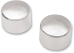 Drag Specialties Axle Caps For Harley Davidson FLD 1690 2012-2013 Front - Chrome Silver